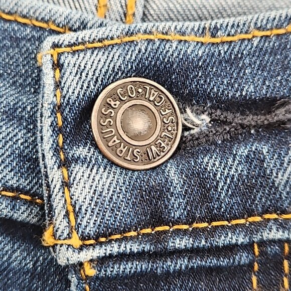 Levi's 506 Jeans Men's 33x32 Medium Wash Comfort Stretch Straight Leg Mid-Rise - Picture 4 of 16